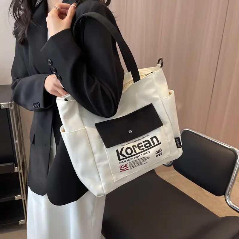 Luxe Canvas Tote Bag