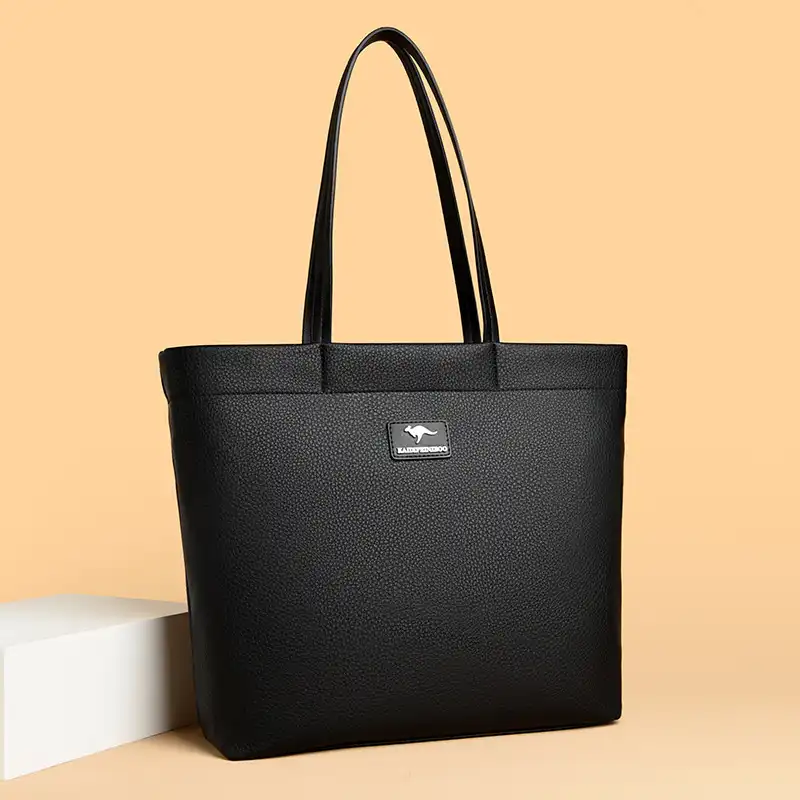 Soft Leather  Bucket Tote