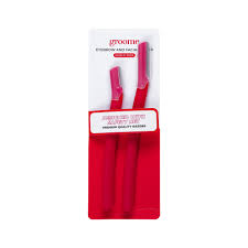 Groome Eyebrow And Facial Razor- Scarlet Edge