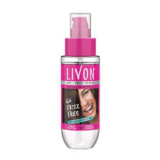 Livon Anti Frizz Serum For All Hair Types With Vitamin E & Argan Oil