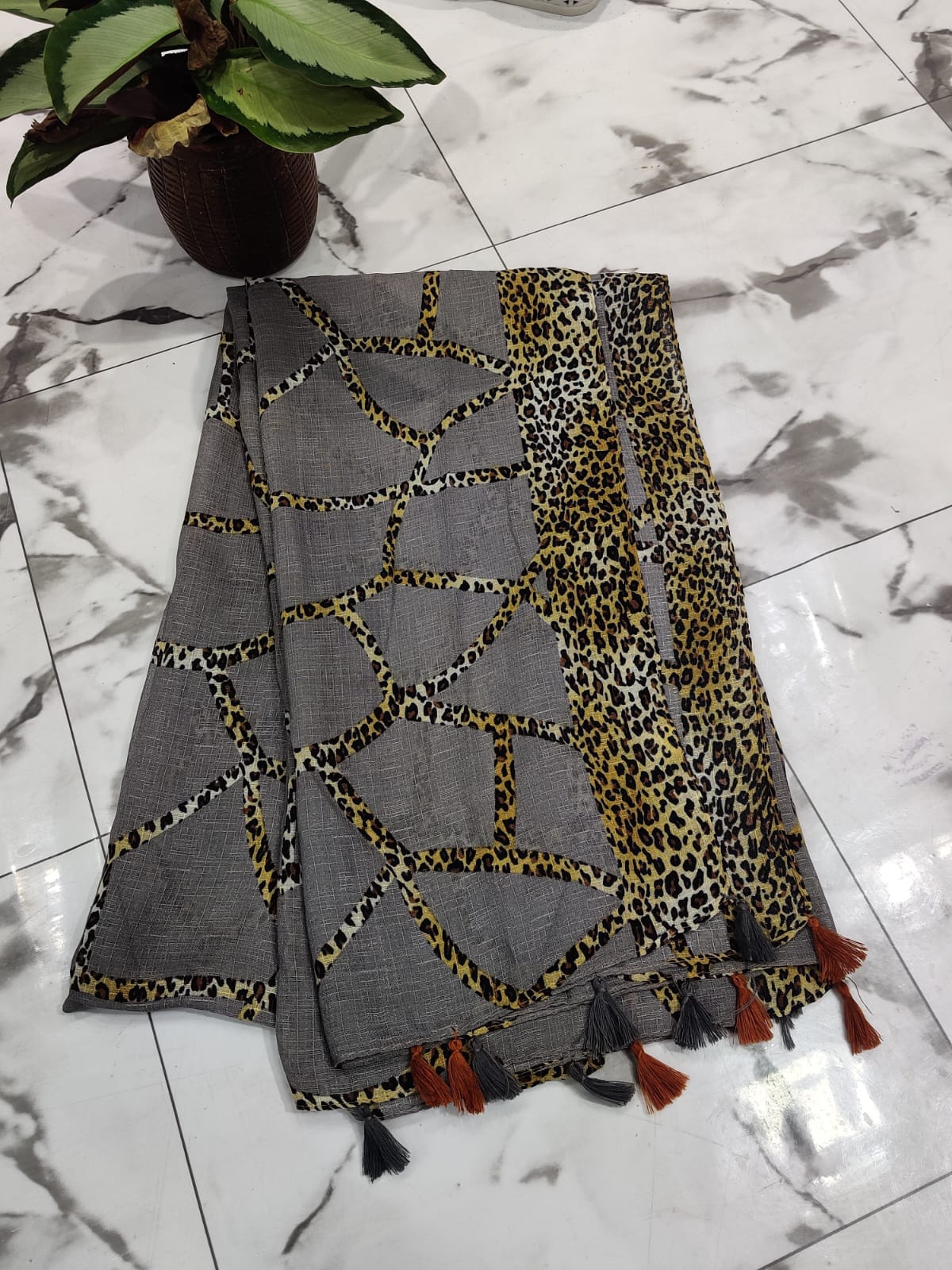 Imported China Tiger Print Hijab
