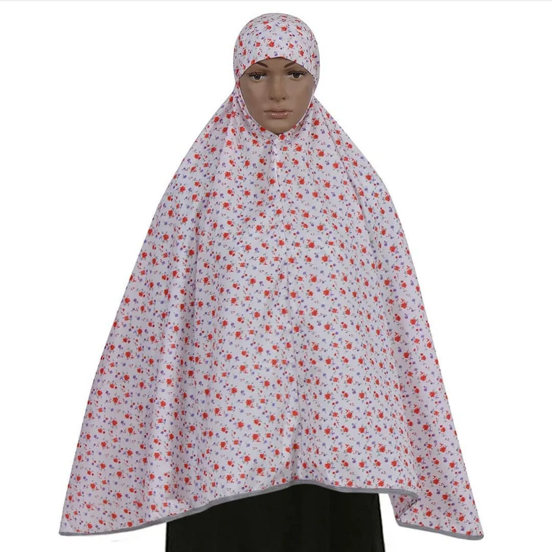 Cotton Floral Printed Ihram- Free Size