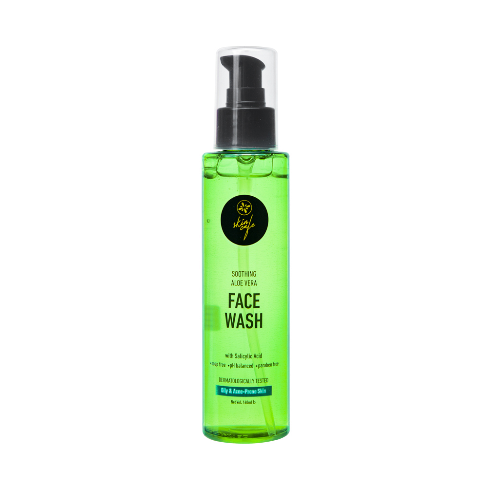 Skin Cafe Soothing Aloe Vera Facewash with Salicylic Acid-140 ml