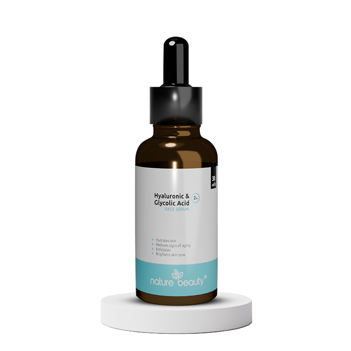Nature Beauty Hyaluronic 1% & Glycolic Acid 2% Serum