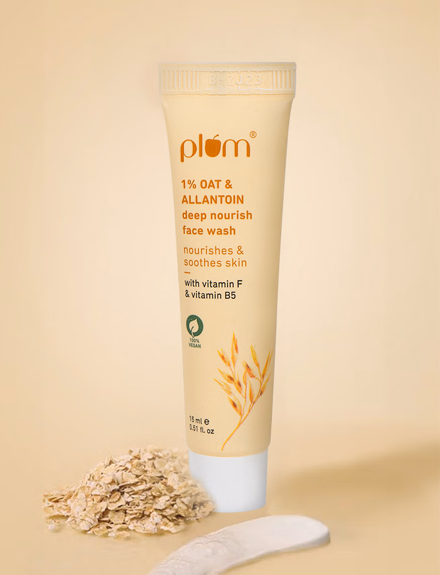 Plum 1% Oat & Allantoin Deep Nourish Face Wash